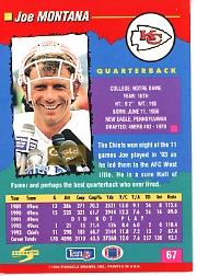 1994 Score Football "Gold Zone" Parallel Cards - Picture 53 of 189