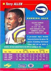 1994 Score Football "Gold Zone" Parallel Cards - Picture 113 of 189