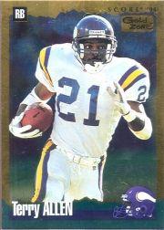 1994 Score Football "Gold Zone" Parallel Cards - Picture 112 of 189