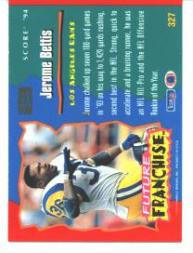 1994 Score Football "Gold Zone" Parallel Cards - Picture 183 of 189