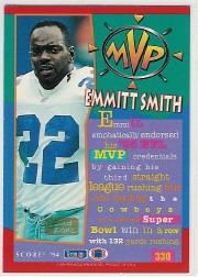 1994 Score Football "Gold Zone" Parallel Cards - Picture 189 of 189