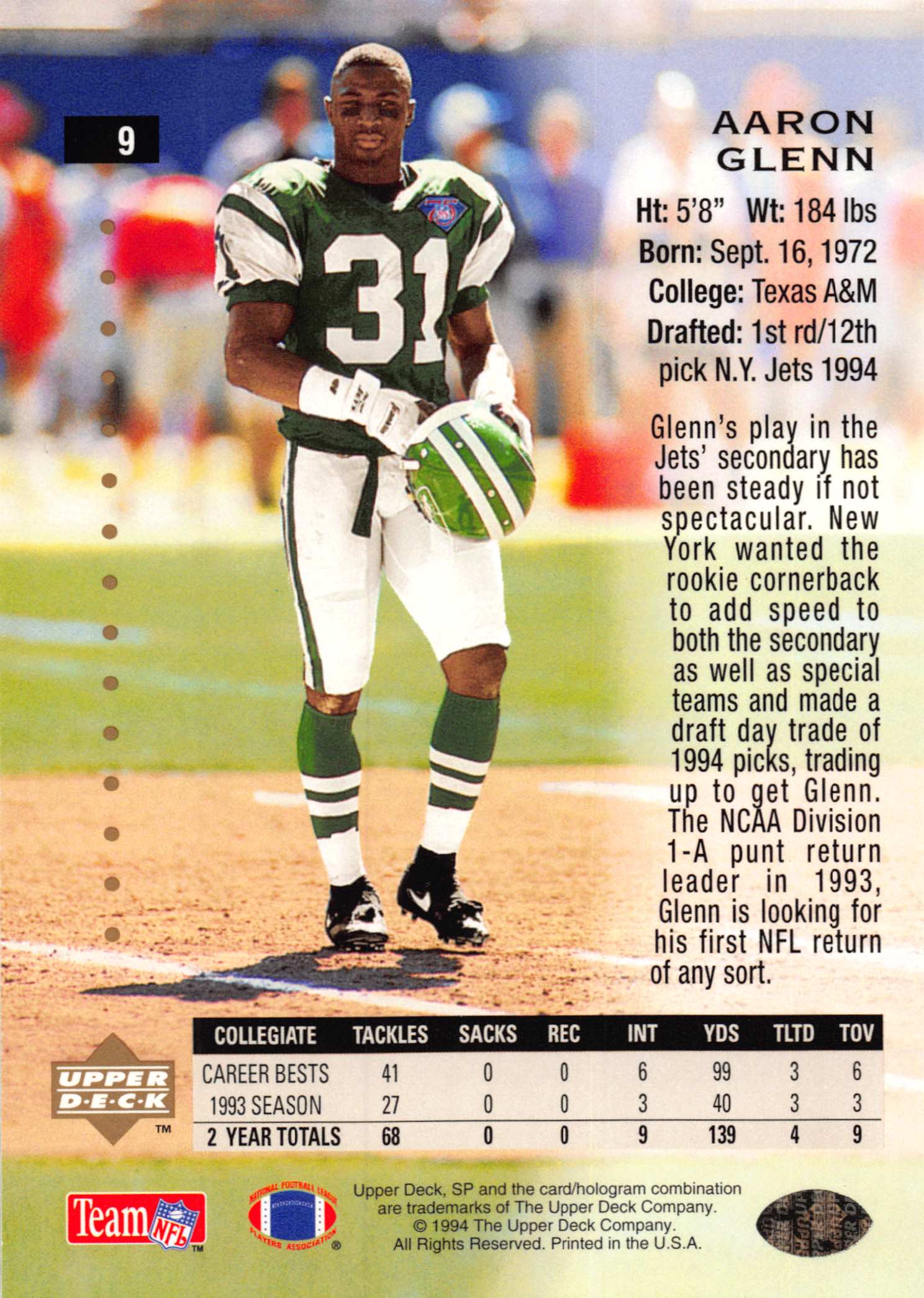 1994 SP (Upper Deck) Football "Main Set" Cards #1 to #200 Rookies and Veterans - Picture 16 of 393
