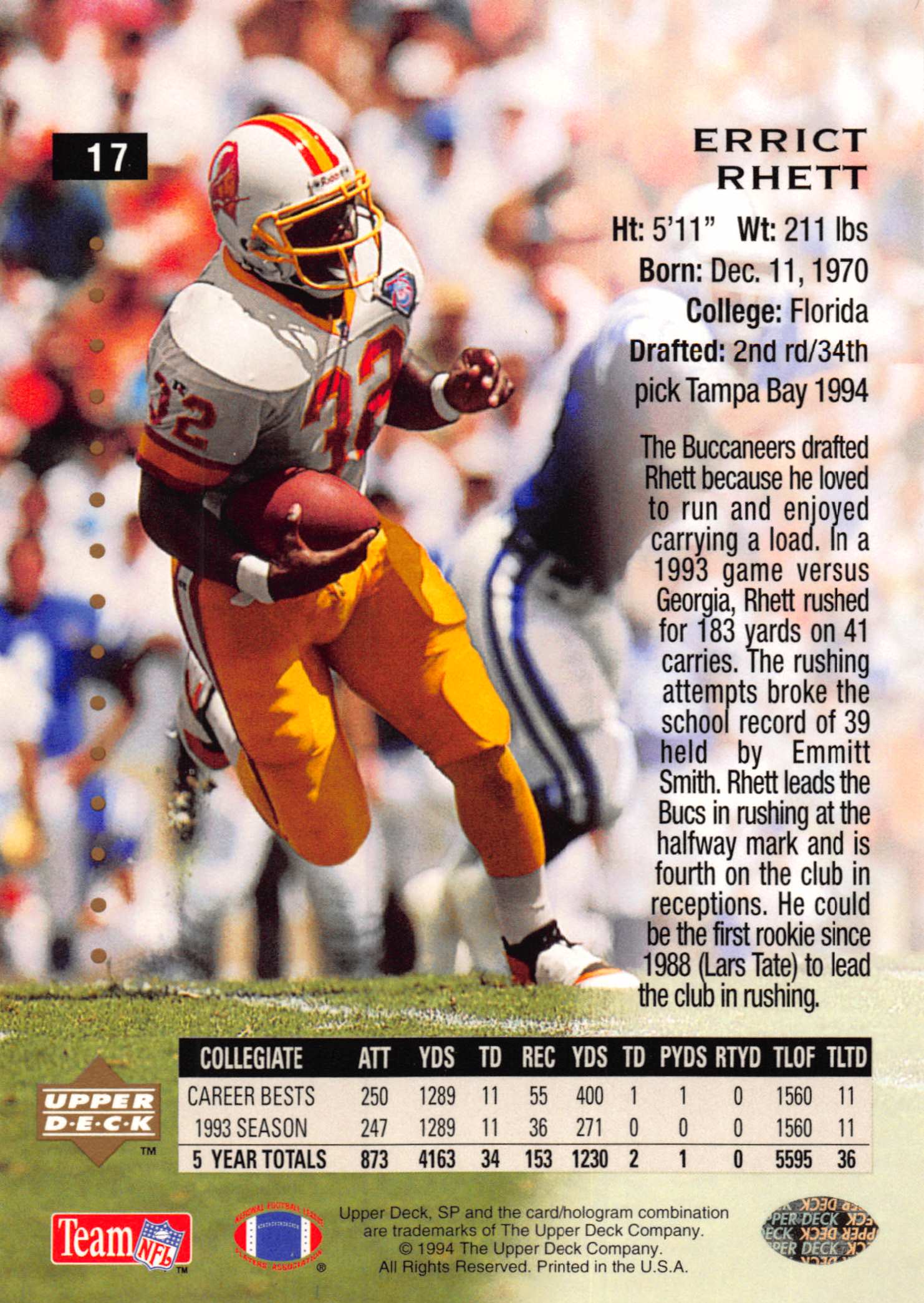 1994 SP (Upper Deck) Football "Main Set" Cards #1 to #200 Rookies and Veterans - Picture 32 of 393