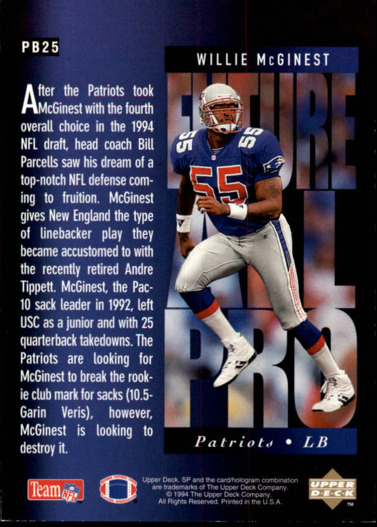 "Holoviews"" de fútbol americano 1994 SP (Upper Deck) tarjetas de inserción - Imagen 17 de 41