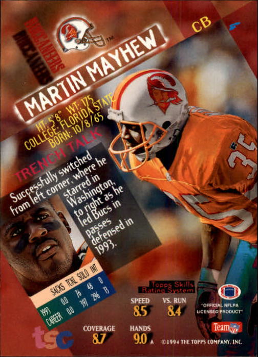 1994 Stadium Club Football "Main Set" Cards #1 to #250 Rookies and Veterans - Picture 9 of 497