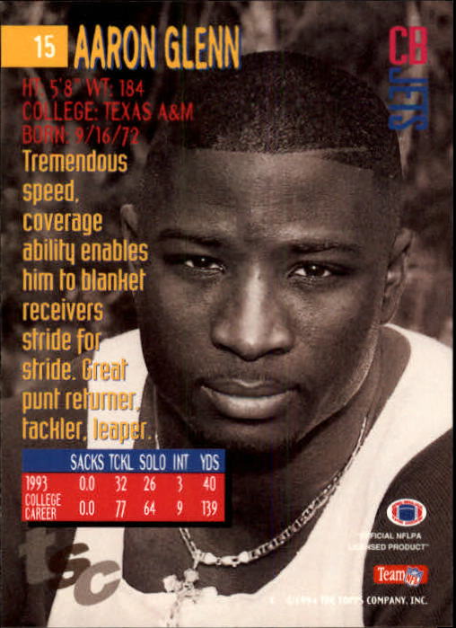 1994 Stadium Club Football "Main Set" Cards #1 to #250 Rookies and Veterans - Picture 31 of 497