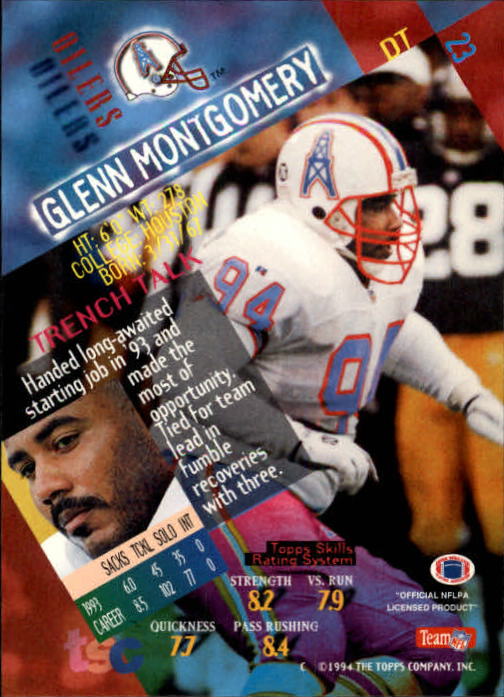 1994 Stadium Club Football "Main Set" Cards #1 to #250 Rookies and Veterans - Picture 47 of 497