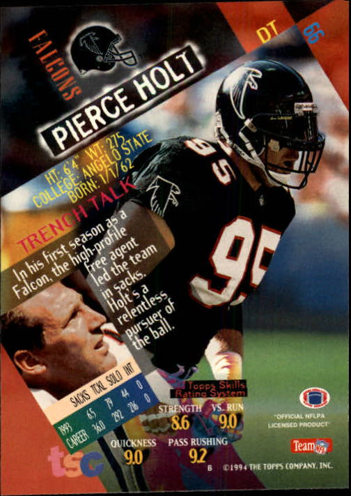 1994 Stadium Club Football "Main Set" Cards #1 to #250 Rookies and Veterans - Picture 133 of 497