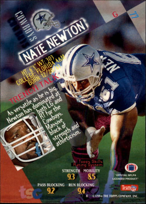 1994 Stadium Club Football "Main Set" Cards #1 to #250 Rookies and Veterans - Picture 155 of 497