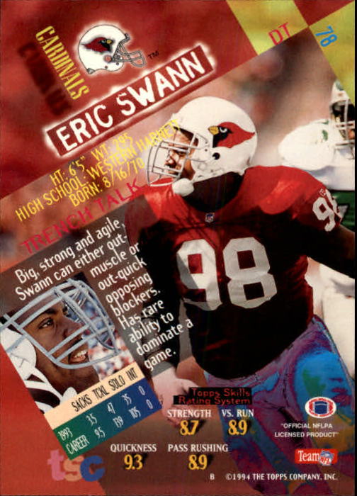 1994 Stadium Club Football "Main Set" Cards #1 to #250 Rookies and Veterans - Picture 157 of 497