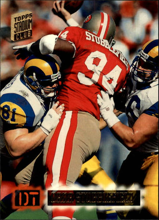 1994 Stadium Club Football "Main Set" Cards #1 to #250 Rookies and Veterans - Picture 160 of 497