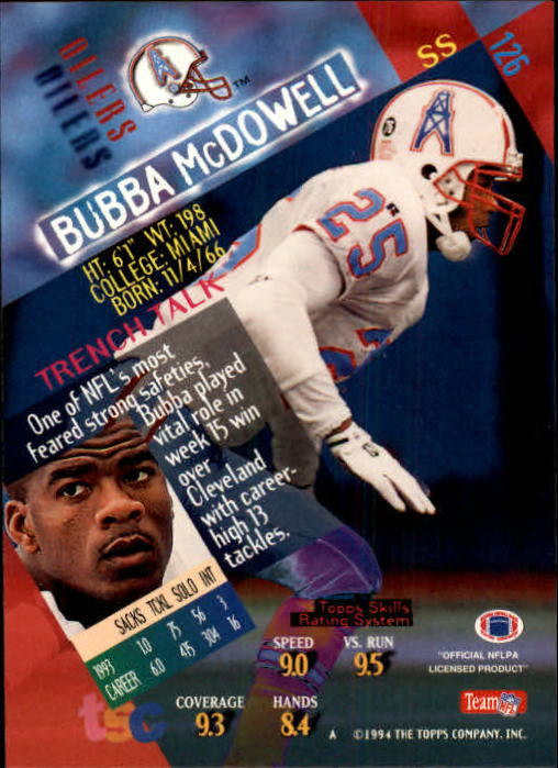 1994 Stadium Club Football "Main Set" Cards #1 to #250 Rookies and Veterans - Picture 253 of 497