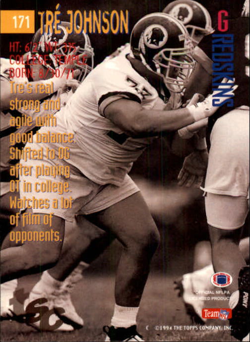 1994 Stadium Club Football "Main Set" Cards #1 to #250 Rookies and Veterans - Picture 339 of 497