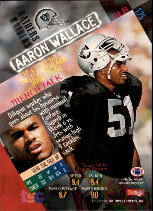 1994 Stadium Club Football "Main Set" Cards #1 to #250 Rookies and Veterans - Picture 347 of 497