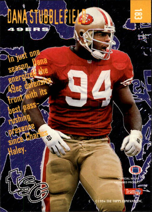 1994 Stadium Club Football "Main Set" Cards #1 to #250 Rookies and Veterans - Picture 363 of 497