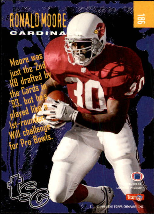 1994 Stadium Club Football "Main Set" Cards #1 to #250 Rookies and Veterans - Picture 369 of 497