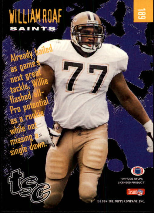 1994 Stadium Club Football "Main Set" Cards #1 to #250 Rookies and Veterans - Picture 375 of 497
