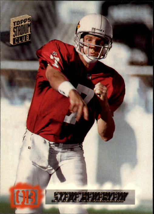 1994 Stadium Club Football "Main Set" Cards #1 to #250 Rookies and Veterans - Picture 402 of 497