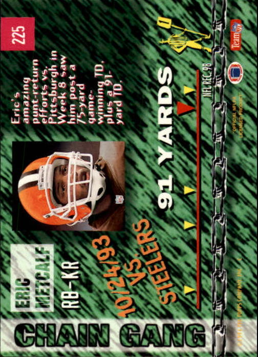1994 Stadium Club Football "Main Set" Cards #1 to #250 Rookies and Veterans - Picture 447 of 497