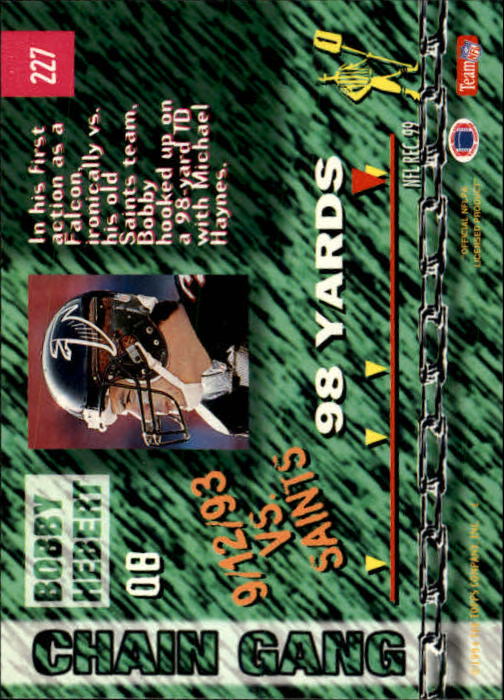 1994 Stadium Club Football "Main Set" Cards #1 to #250 Rookies and Veterans - Picture 451 of 497