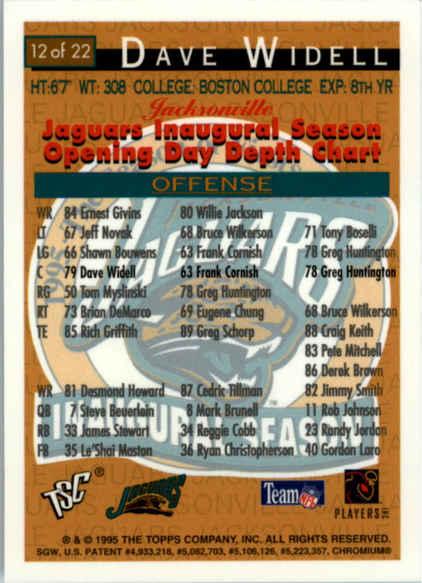 1994 Stadium Club Football Jacksonville Jaguars Expansion Team Redemption Cards - Picture 25 of 45