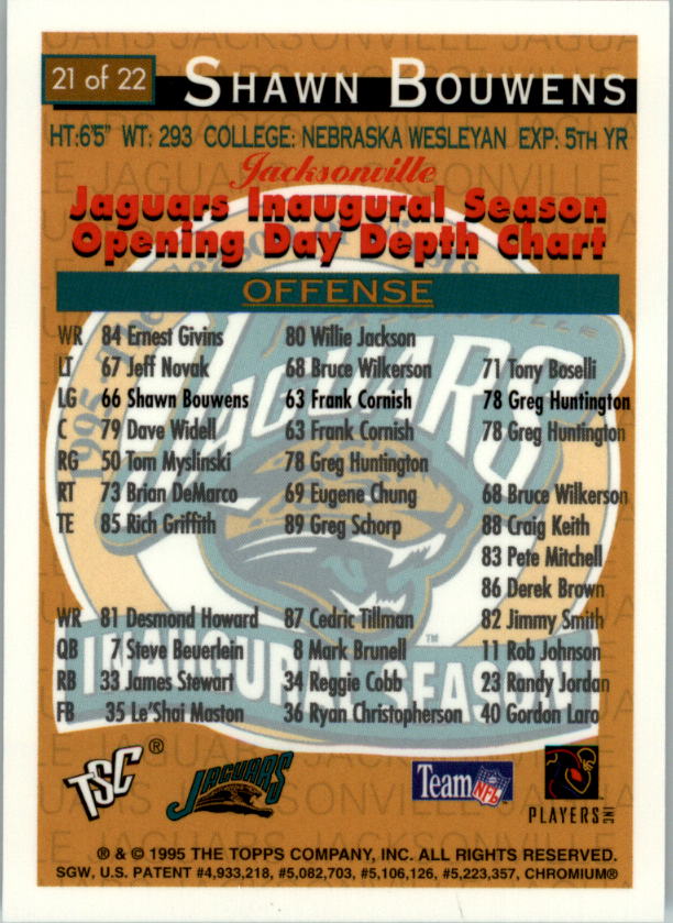 1994 Stadium Club Football Jacksonville Jaguars Expansion Team Redemption Cards - Picture 43 of 45