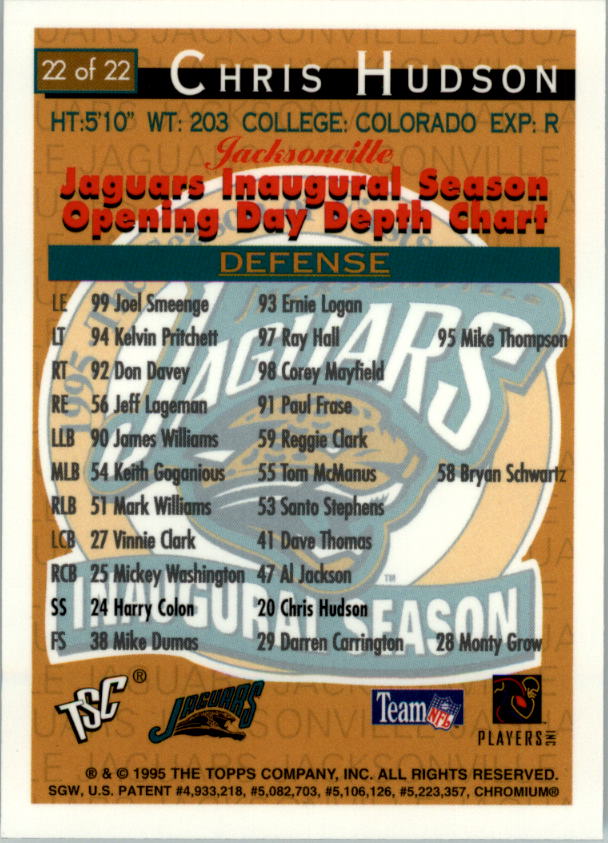 1994 Stadium Club Football Jacksonville Jaguars Expansion Team Redemption Cards - Picture 45 of 45