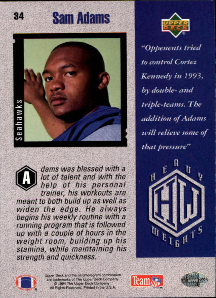 1994 Upper Deck Football "Main Set" Cards #1 to #200 Rookies and Veterans - Picture 69 of 402