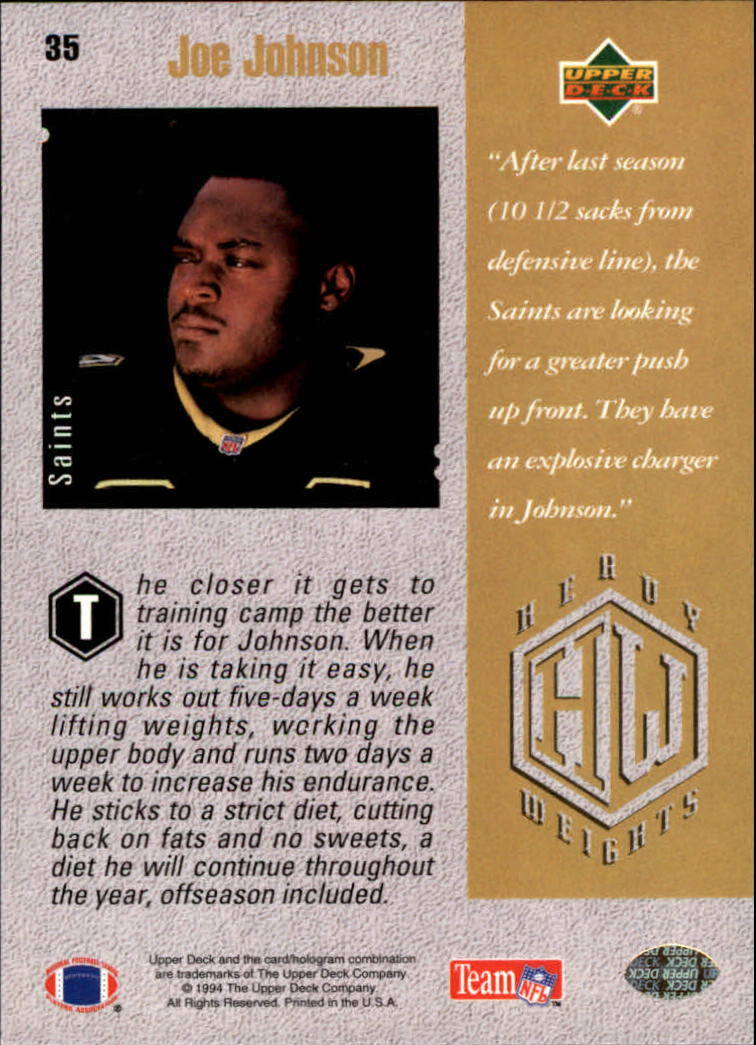 1994 Upper Deck Football "Main Set" Cards #1 to #200 Rookies and Veterans - Picture 71 of 402