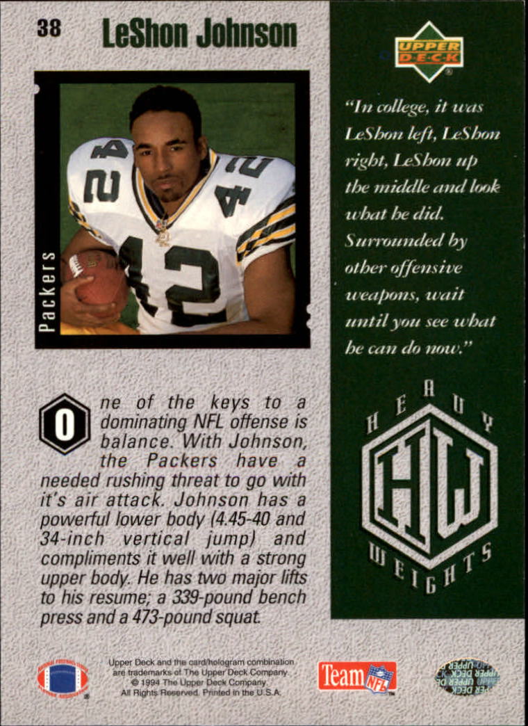 1994 Upper Deck Football "Main Set" Cards #1 to #200 Rookies and Veterans - Picture 77 of 402