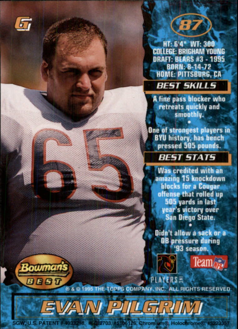 1995 Bowman's Best Football Main Set, Inserts and Refractors Cards - Picture 39 of 111