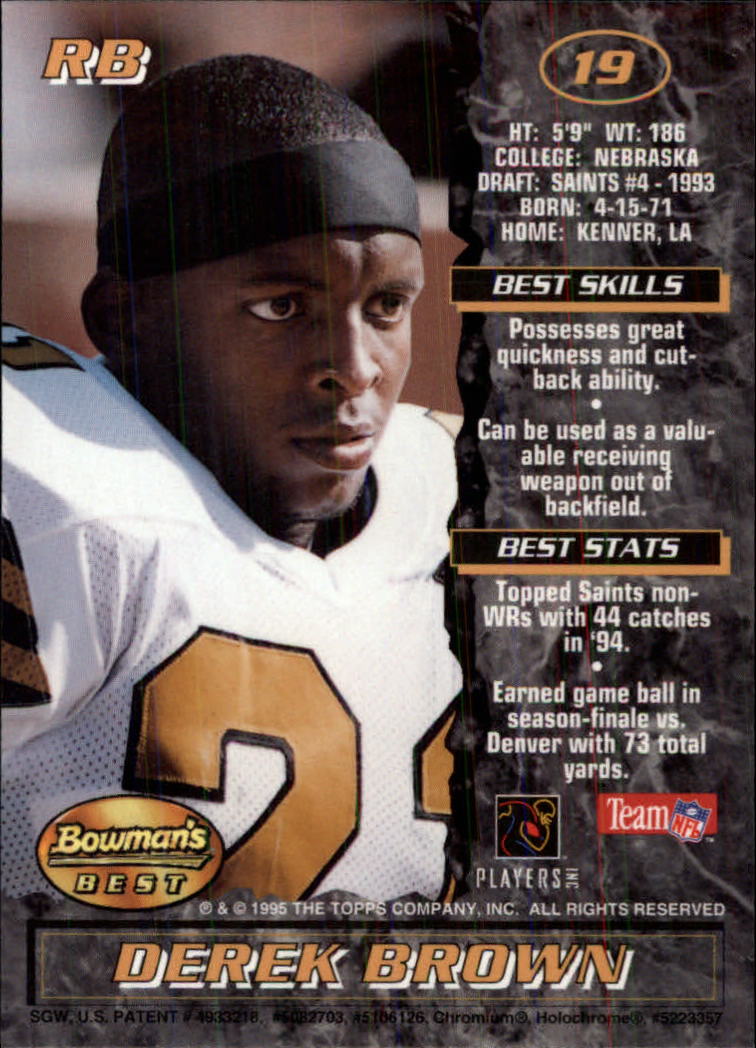 1995 Bowman's Best Football Main Set, Inserts and Refractors Cards - Picture 53 of 111