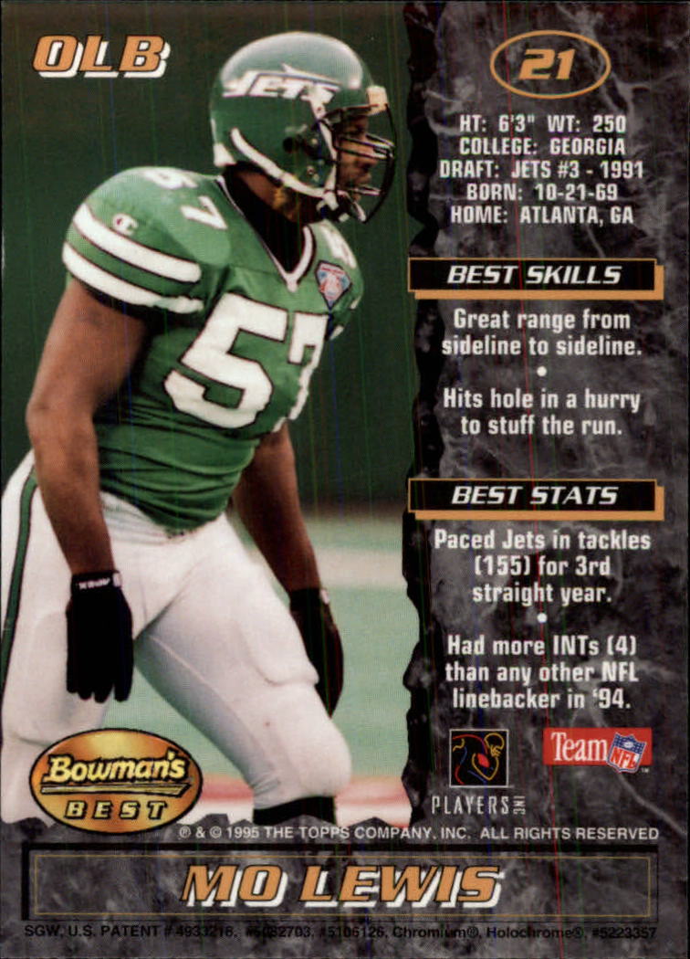 1995 Bowman's Best Football Main Set, Inserts and Refractors Cards - Picture 55 of 111