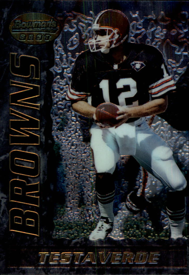1995 Bowman's Best Football Main Set, Inserts and Refractors Cards - Picture 62 of 111