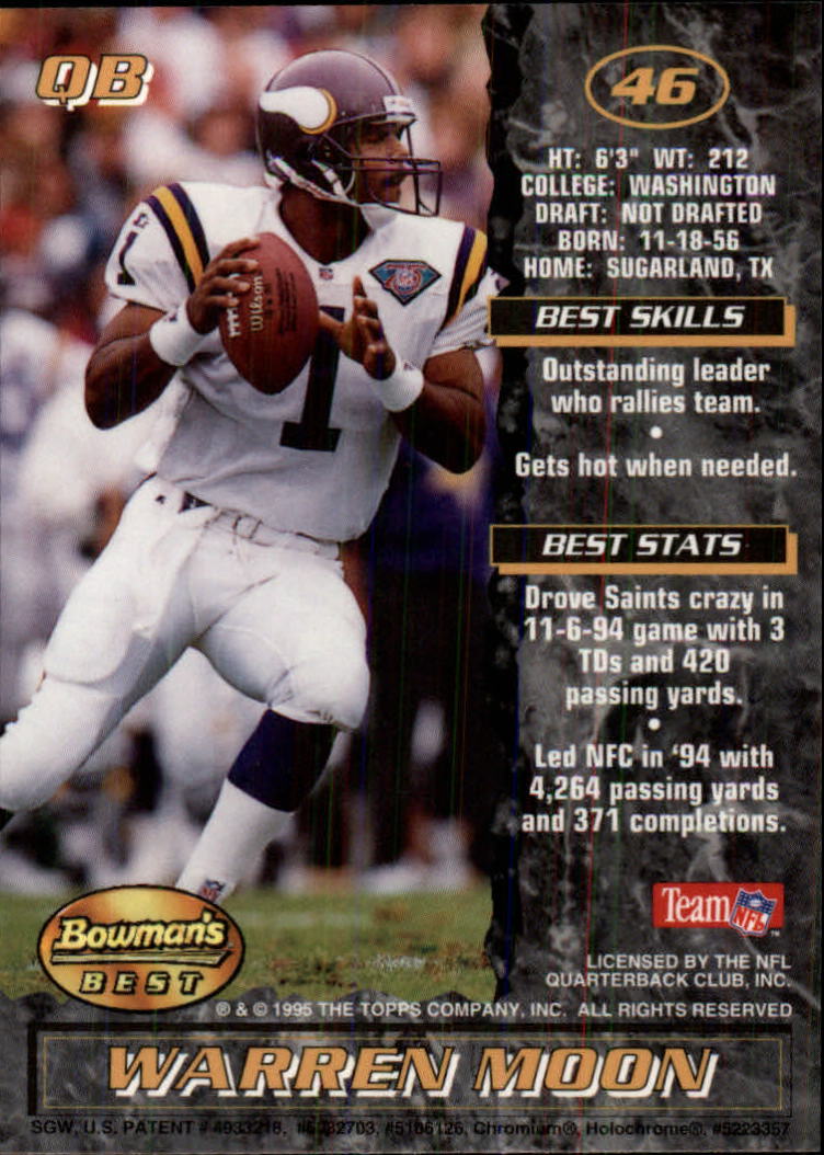 1995 Bowman's Best Football Main Set, Inserts and Refractors Cards - Picture 67 of 111