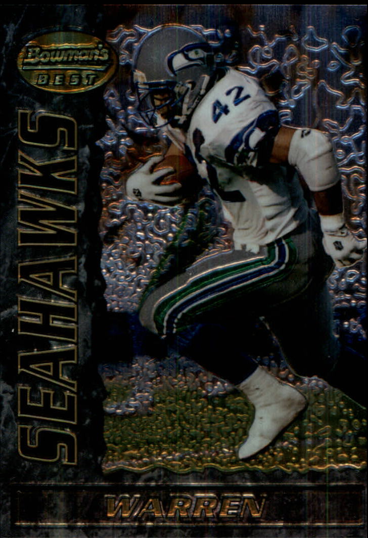 1995 Bowman's Best Football Main Set, Inserts and Refractors Cards - Picture 74 of 111