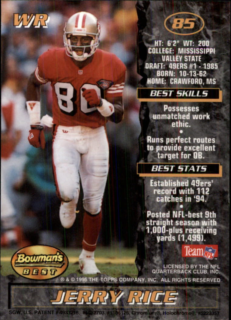 1995 Bowman's Best Football Main Set, Inserts and Refractors Cards - Picture 77 of 111