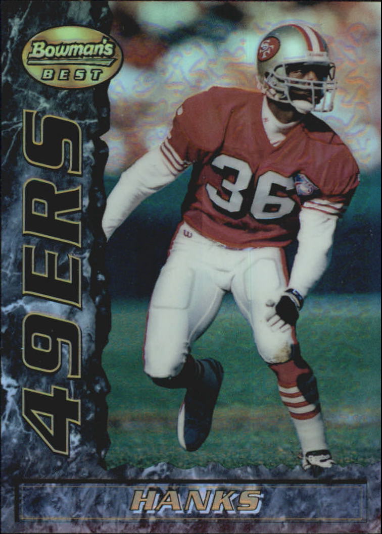 1995 Bowman's Best Football Main Set, Inserts and Refractors Cards - Picture 110 of 111