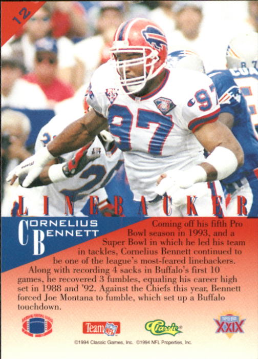 1995 Classic NFL Experience Football Card Pick