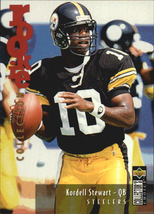 Kids Kordell Stewart Pittsburgh Steelers Logo Athletic NFL 