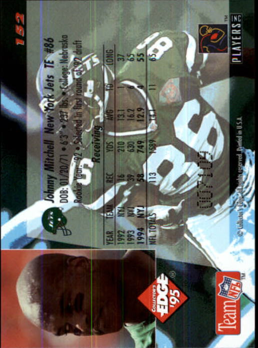 1995 Collector's Edge Black Label Football Card Pick