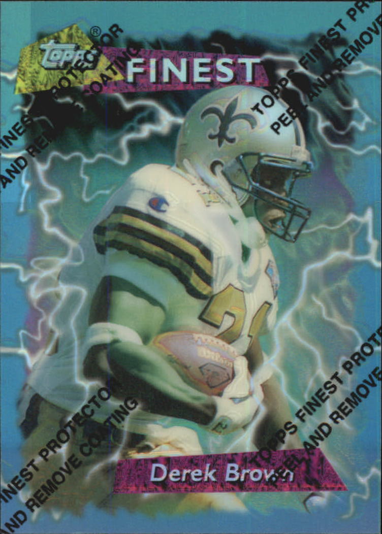 1995 Finest Football "Insert and Refractors" Cards - Bild 8 von 25