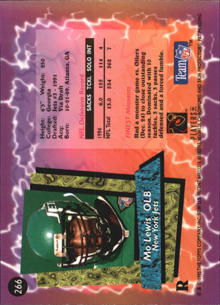 1995 Finest Football "Insert and Refractors" Cards - Bild 23 von 25