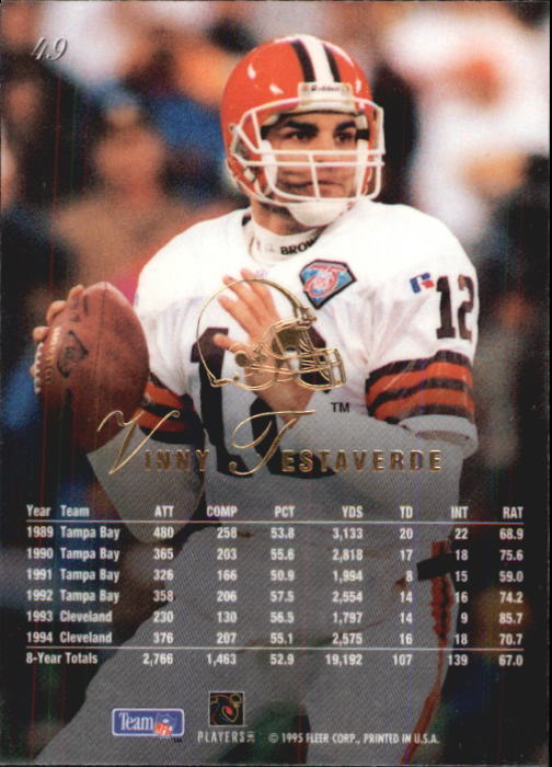 B1032- 1995 Flair FB Cards 1-220 +Rookies +Inserts -You Pick- 15+ FREE US SHIP - Picture 91 of 431