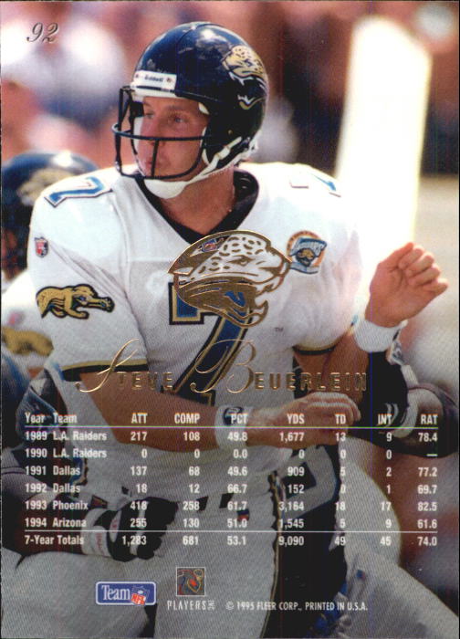 B1032- 1995 Flair FB Cards 1-220 +Rookies +Inserts -You Pick- 15+ FREE US SHIP - Picture 171 of 431