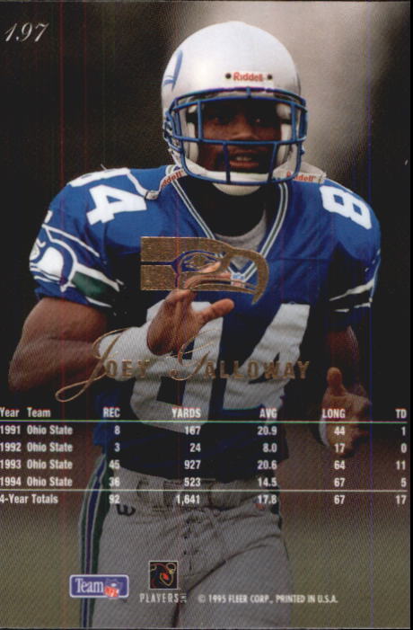 B1032- 1995 Flair FB Cards 1-220 +Rookies +Inserts -You Pick- 15+ FREE US SHIP - Picture 375 of 431