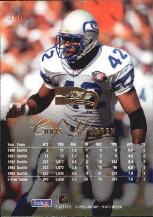 B1032- 1995 Flair FB Cards 1-220 +Rookies +Inserts -You Pick- 15+ FREE US SHIP - Picture 381 of 431