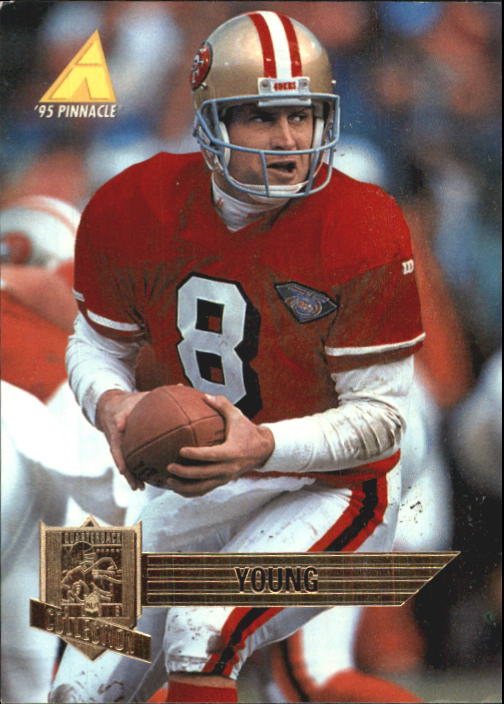 1995 Pinnacle QB Club STEVE YOUNG Tampa Bay Buccaneers Rookie Replay Card