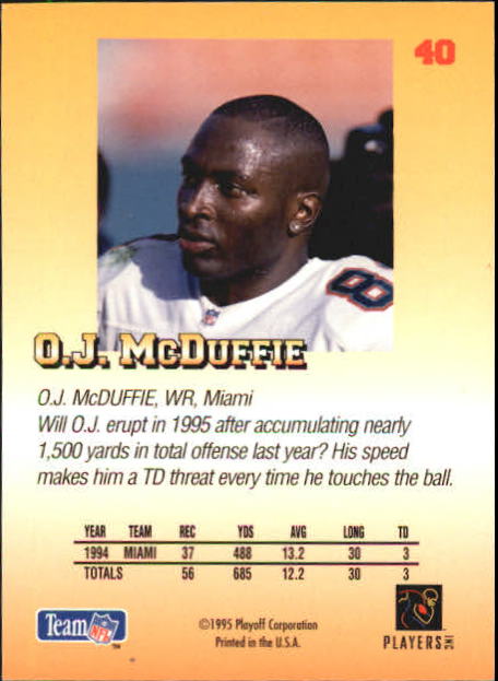 1995 Playoff Prime Football "Minis" Parallel Cards - Picture 21 of 119