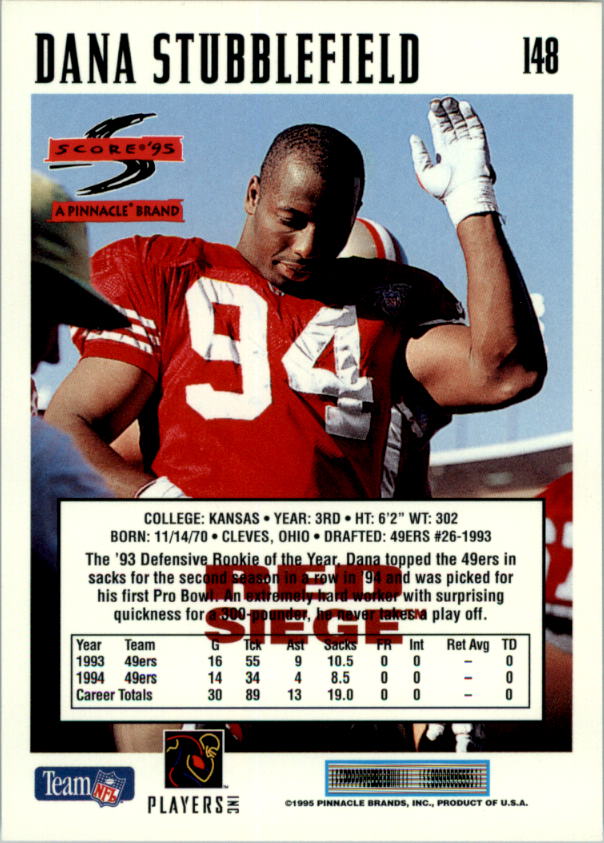 Tarjetas paralelas 1995 Score Football "Red Siege Artist's Proofs" - Imagen 15 de 29